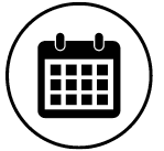 Calendar icons set. Calender symbol. Calendar vector icon. Deadline. Date. Time